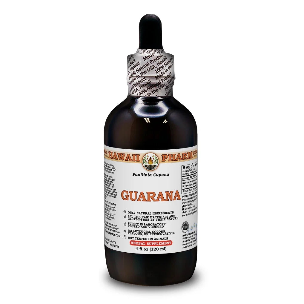 Guarana Dry Seed Liquid Extract 4 Fl.Oz X531