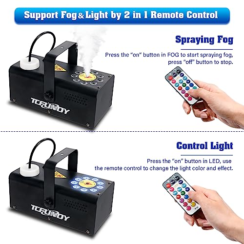 500W Fog Machine with 9 LED Lights T1899