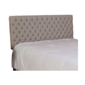 Beige Tufted Adjustable Full Queen Panel Headboard G668907