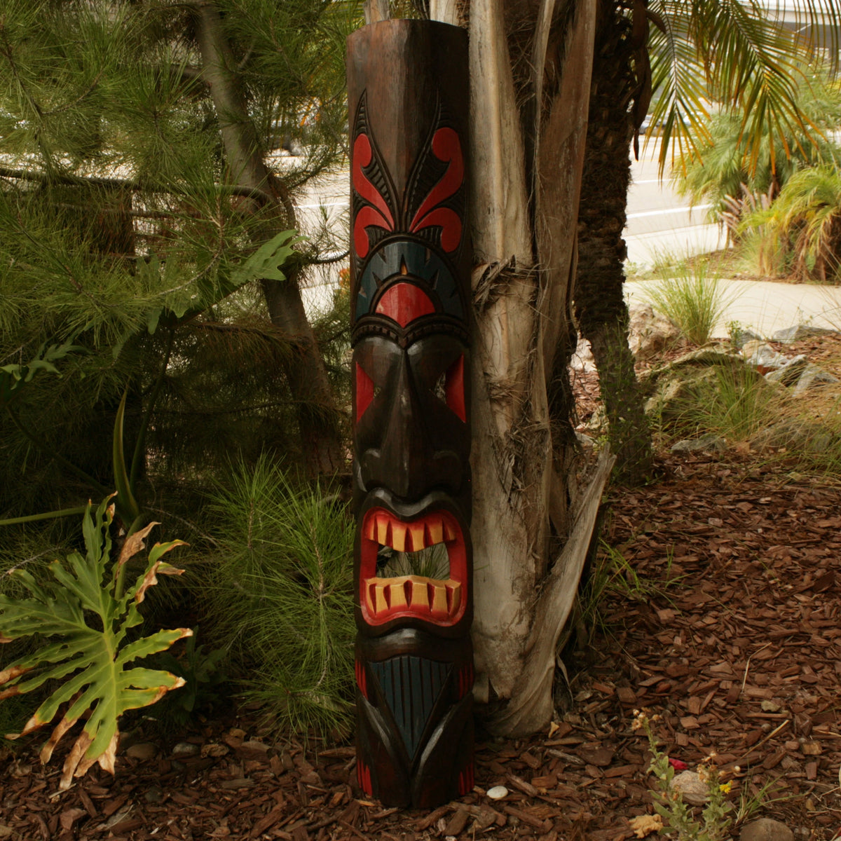 40" Tiki Mask Garden Statue X62489