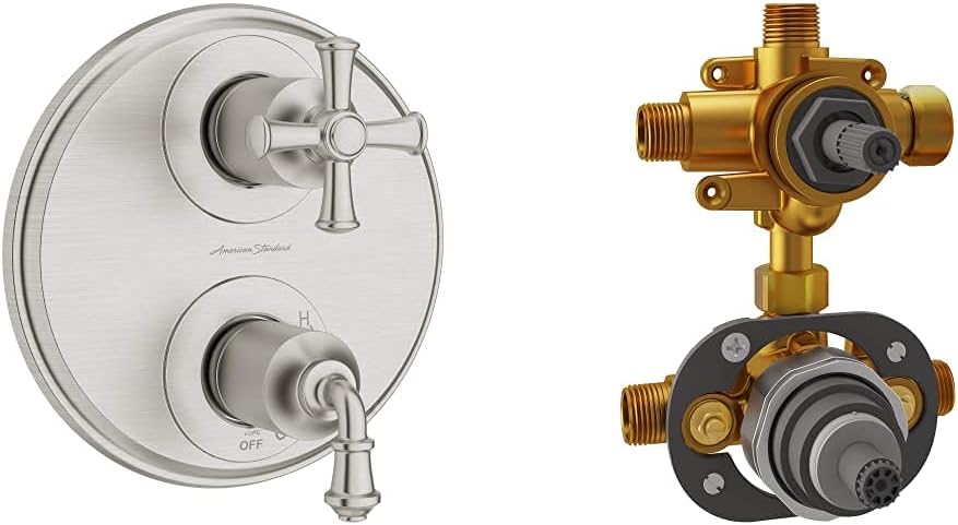 Brushed Nickel 2-Handle Shower Diverter Trim Z19860