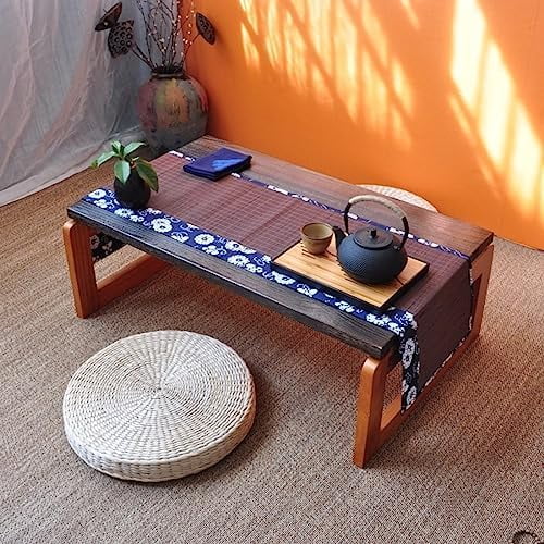 Walnut Oval Nesting Coffee Table Set of 2 with Metal Legs F591760