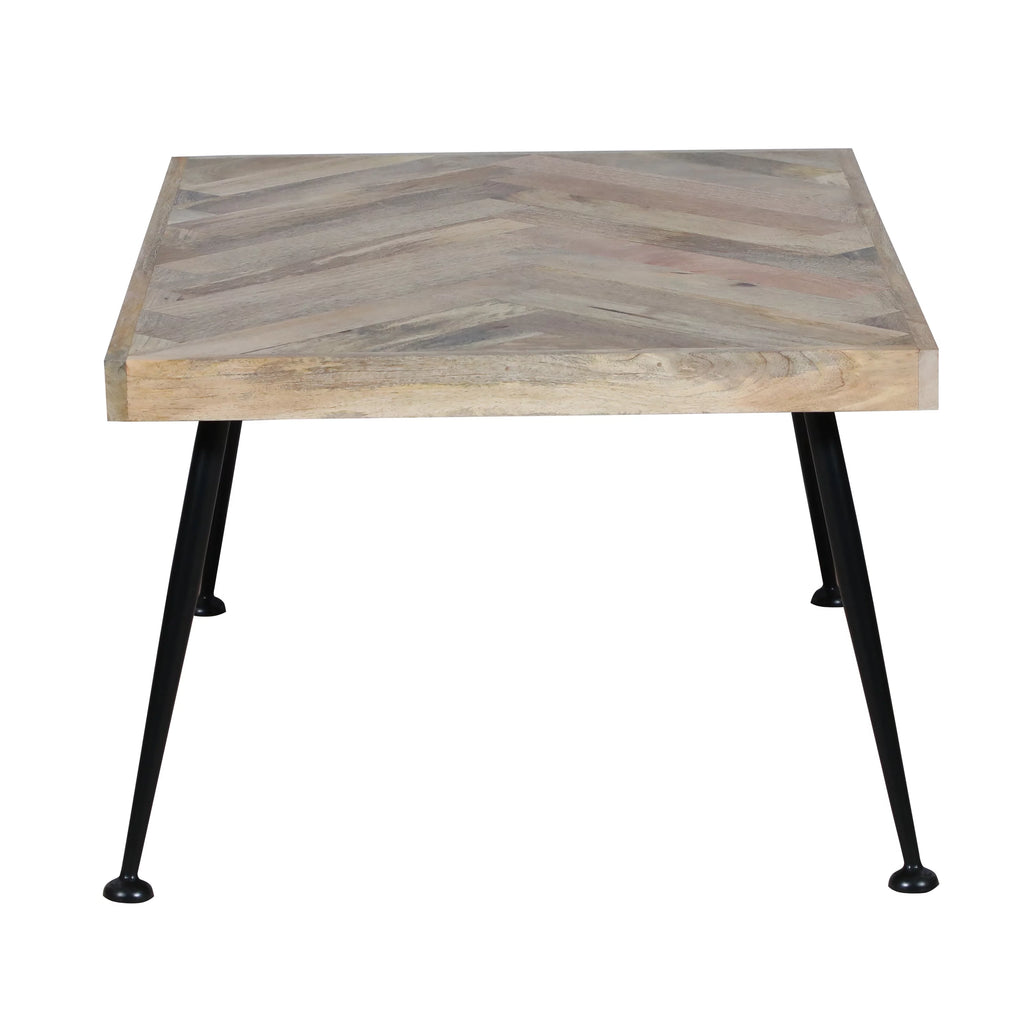 36 Inch Rectangular Mango Wood Coffee Table U596