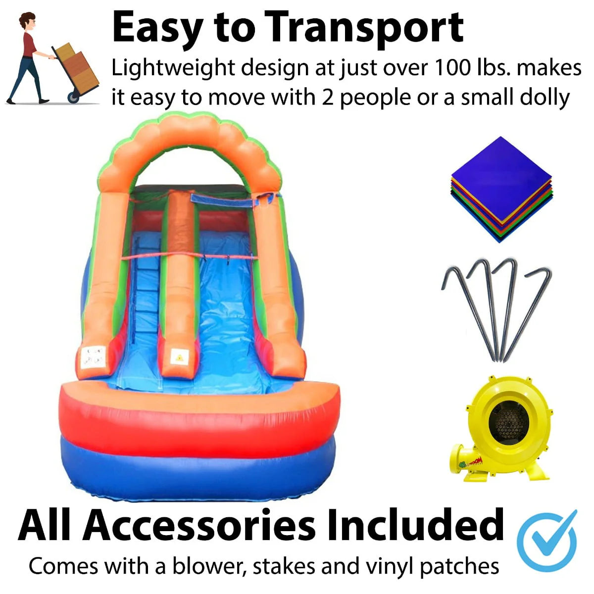 12 ft Inflatable Water Slide G474152