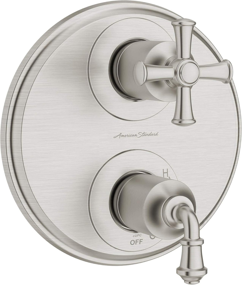 Brushed Nickel 2-Handle Shower Diverter Trim Z19860