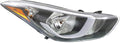 Hyundai Elantra Passenger Side Halogen Headlight Assembly W6759