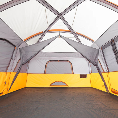 12 Person Straight Wall Cabin Camping Tent R344