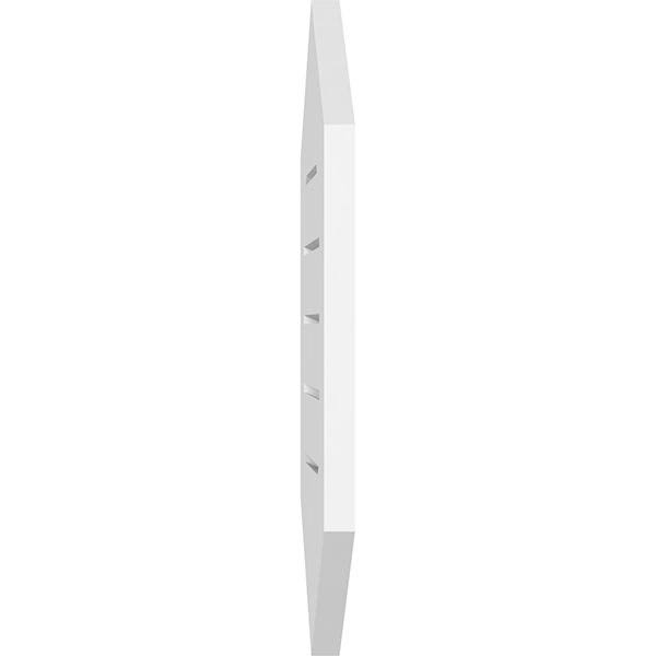Vertical Peaked Surface Mount PVC Gable Vent H91978