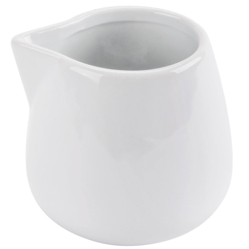 Bright White Porcelain 4 oz. Creamer B850072