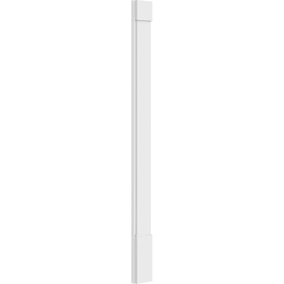 Plain PVC Pilaster with Capital and Base (Pair) M1380