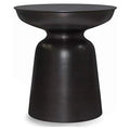 Antique Copper Metal End Table N696126