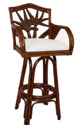 Swivel Rattan & Wicker Barstool N660743