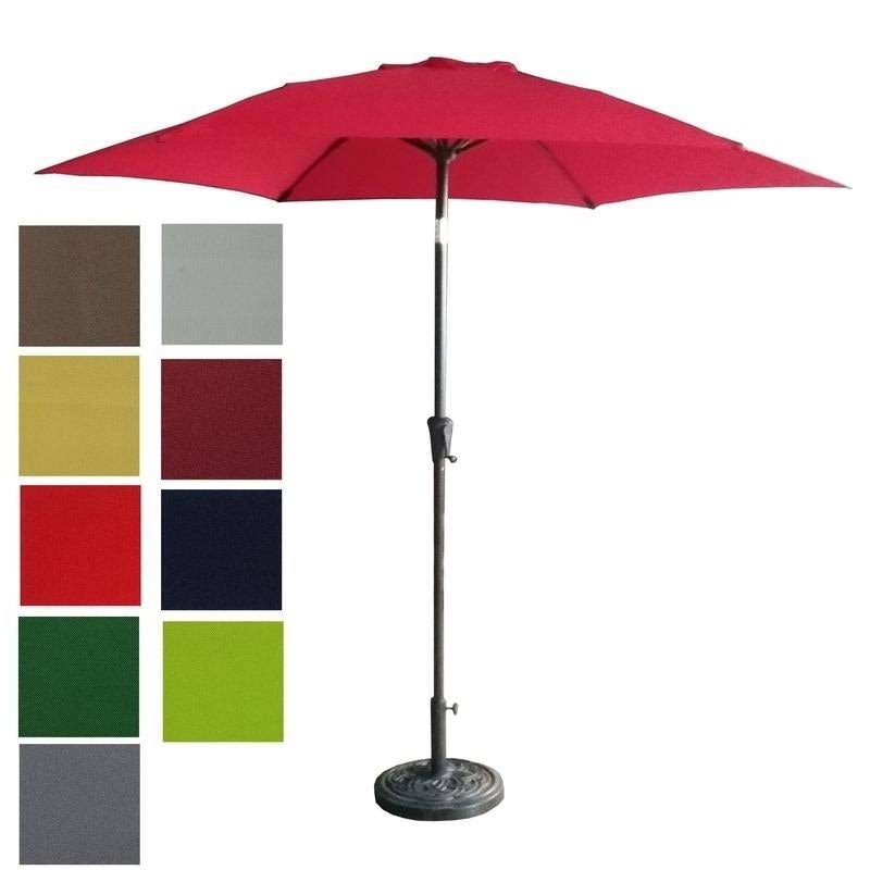9 Feet Pole Umbrella with Carry Bag and Base X76554