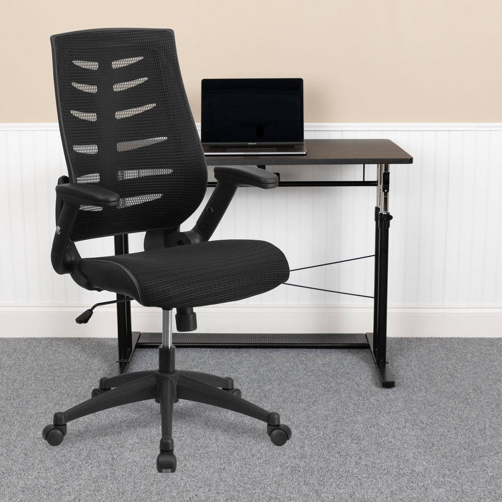 Black Mesh High Back Chair Y79628