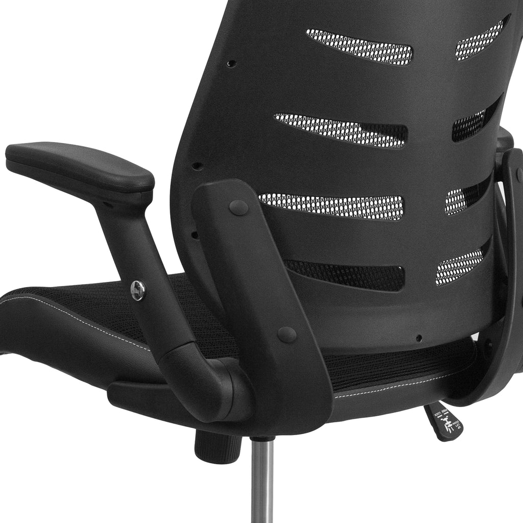 Black Mesh High Back Chair Y79628