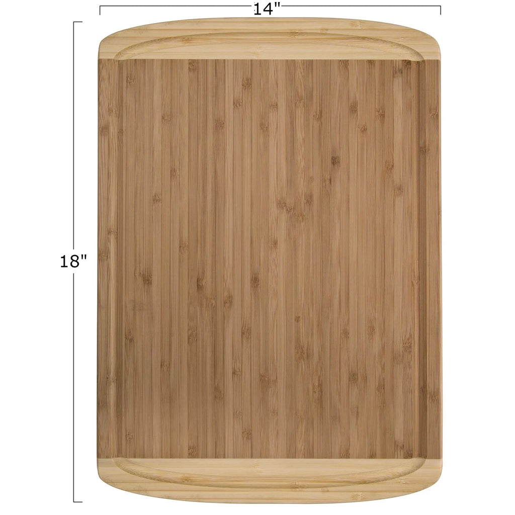 Extra Large Bamboo Cutting Board with Juice Grooves I591