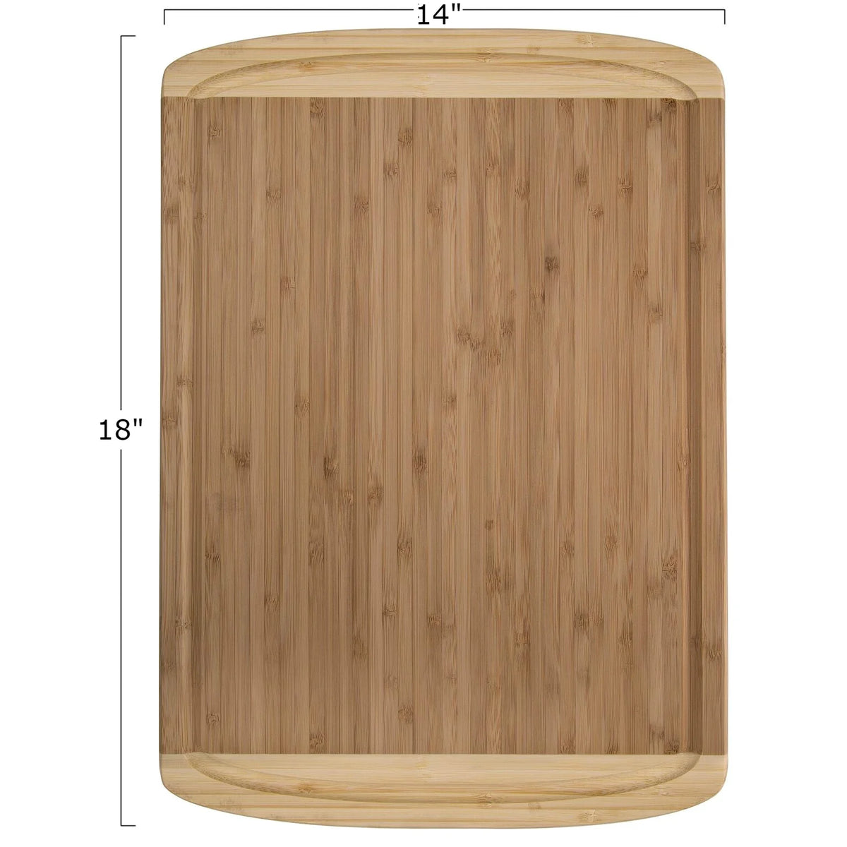 Extra Large Bamboo Cutting Board with Juice Grooves I591