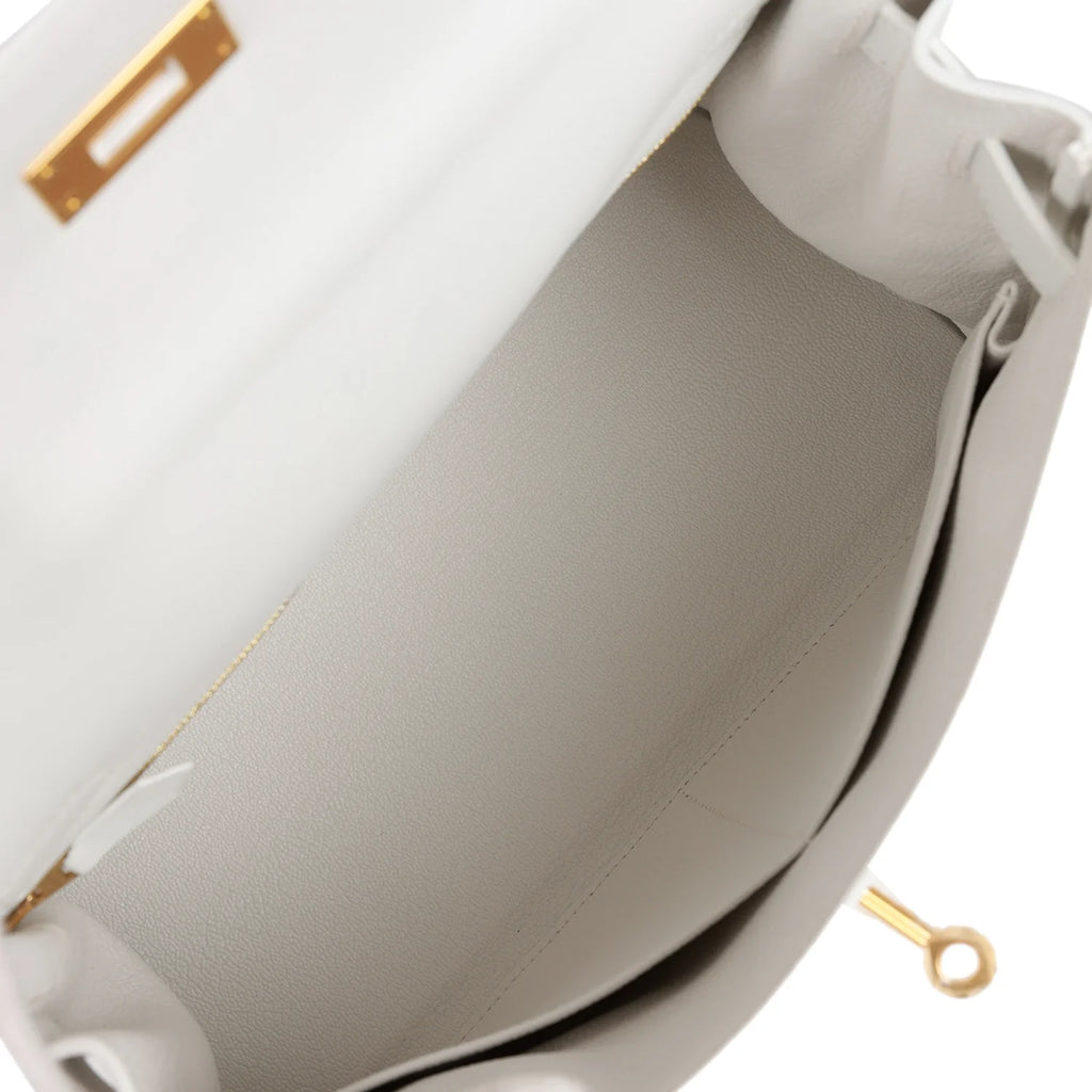 White Evercolor Leather Bag V2733
