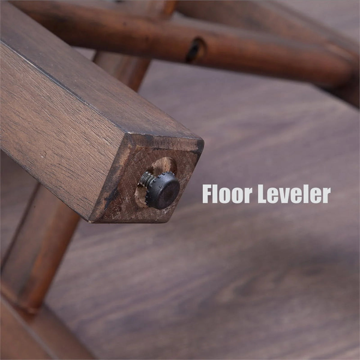 Burnt Caramel Finish Wood End Table D8157