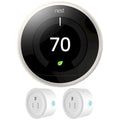 White Learning Thermostat B652