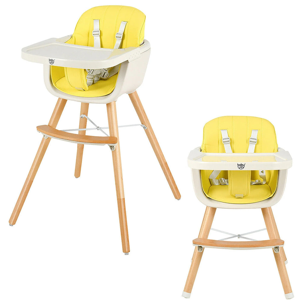 3 in 1 Convertible Wooden High Chair Beige N14940