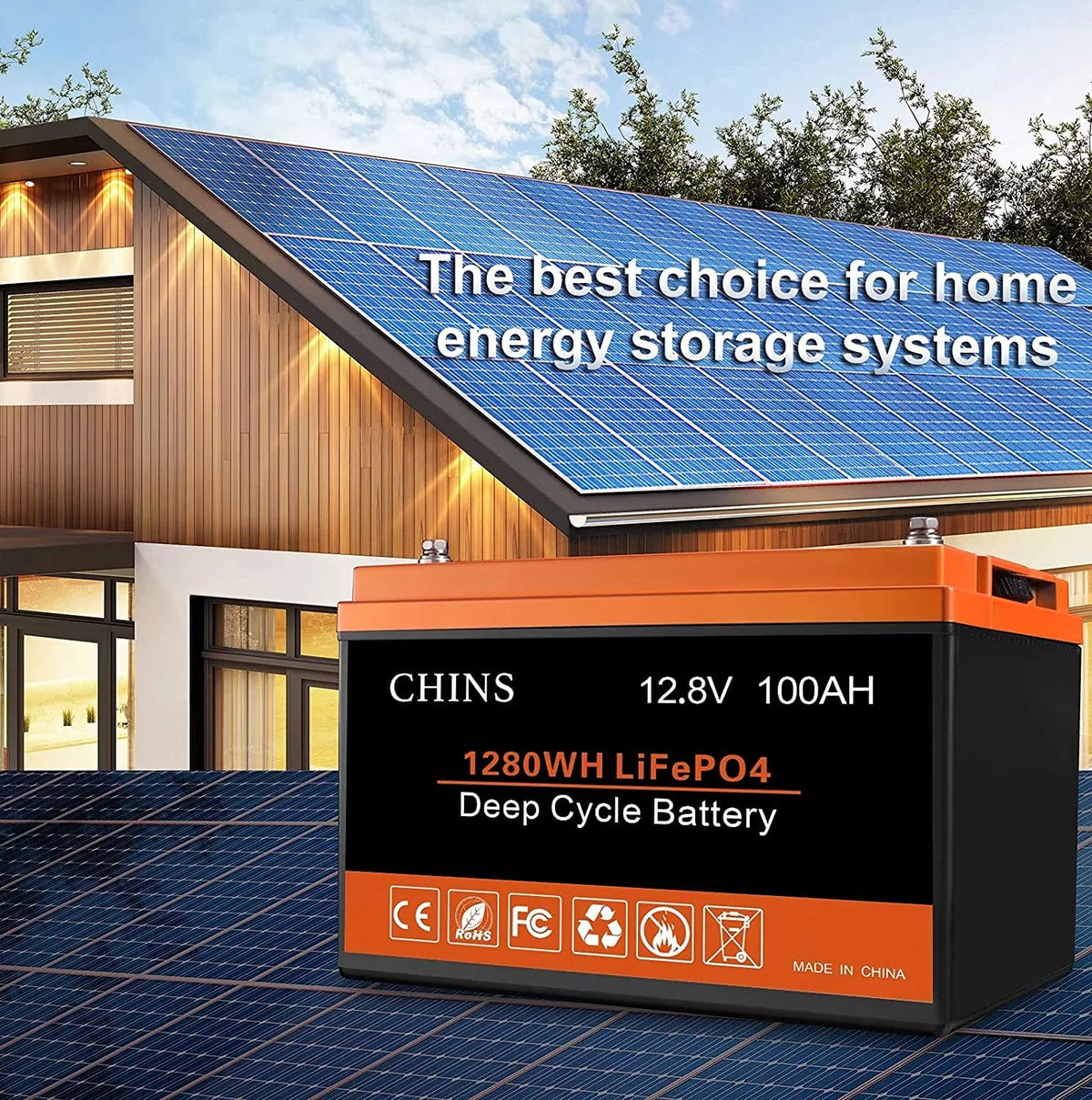 12V 100AH LiFePO4 Lithium Battery O55569