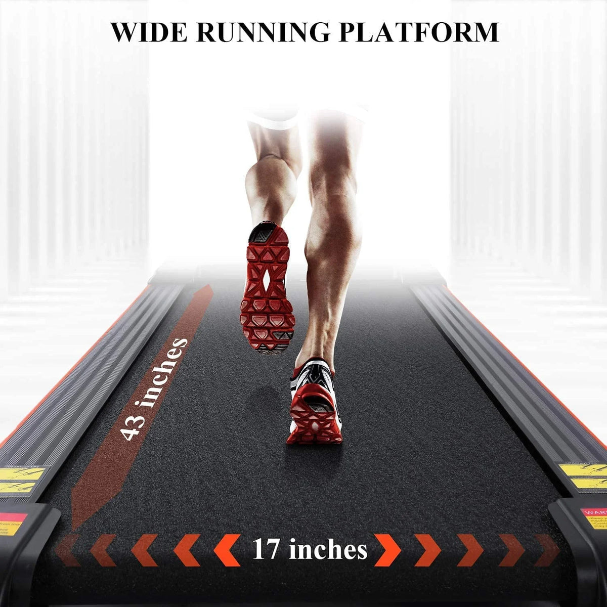 Foldable Electric Treadmill with 15 Pre-Set Programs T945