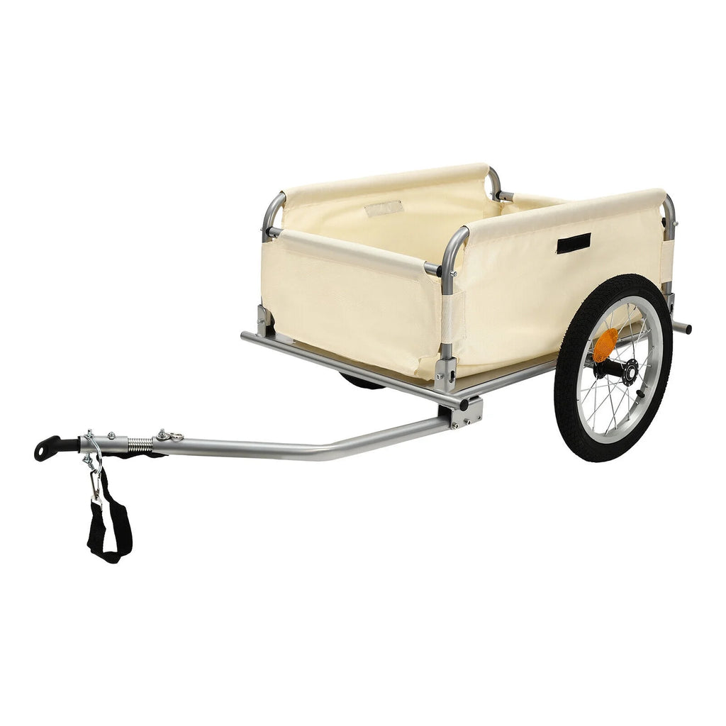Bike Cargo Trailer Foldable Bicycle Cart Wagon 50kg V1137
