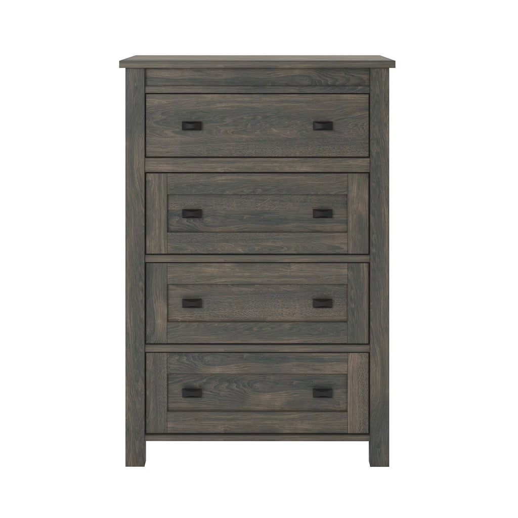 4 Drawer Weathered Oak Dresser J474150
