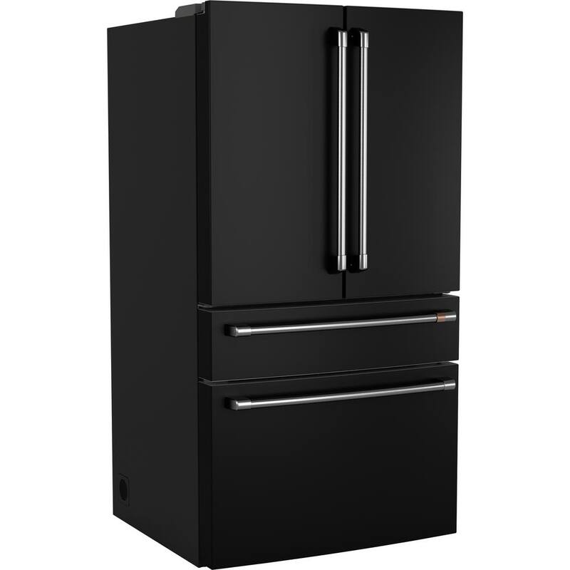 28.7 cu. ft. Smart Four Door French Door Refrigerator in Matte Black A478989