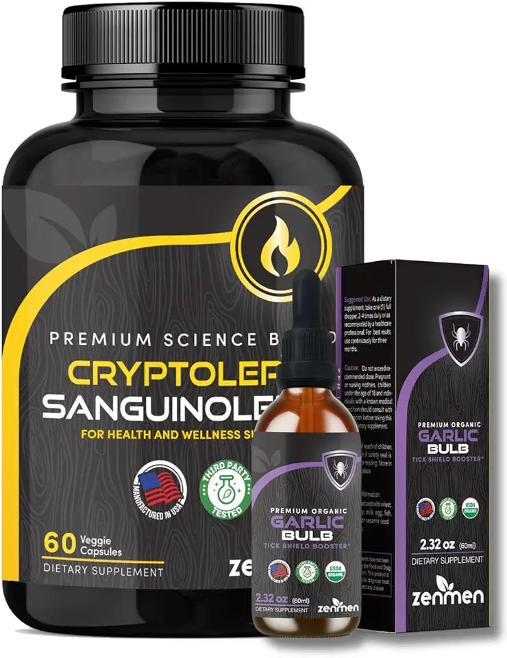 Garlic Tincture and Cryptolepis Sanguinolenta Capsules J13159