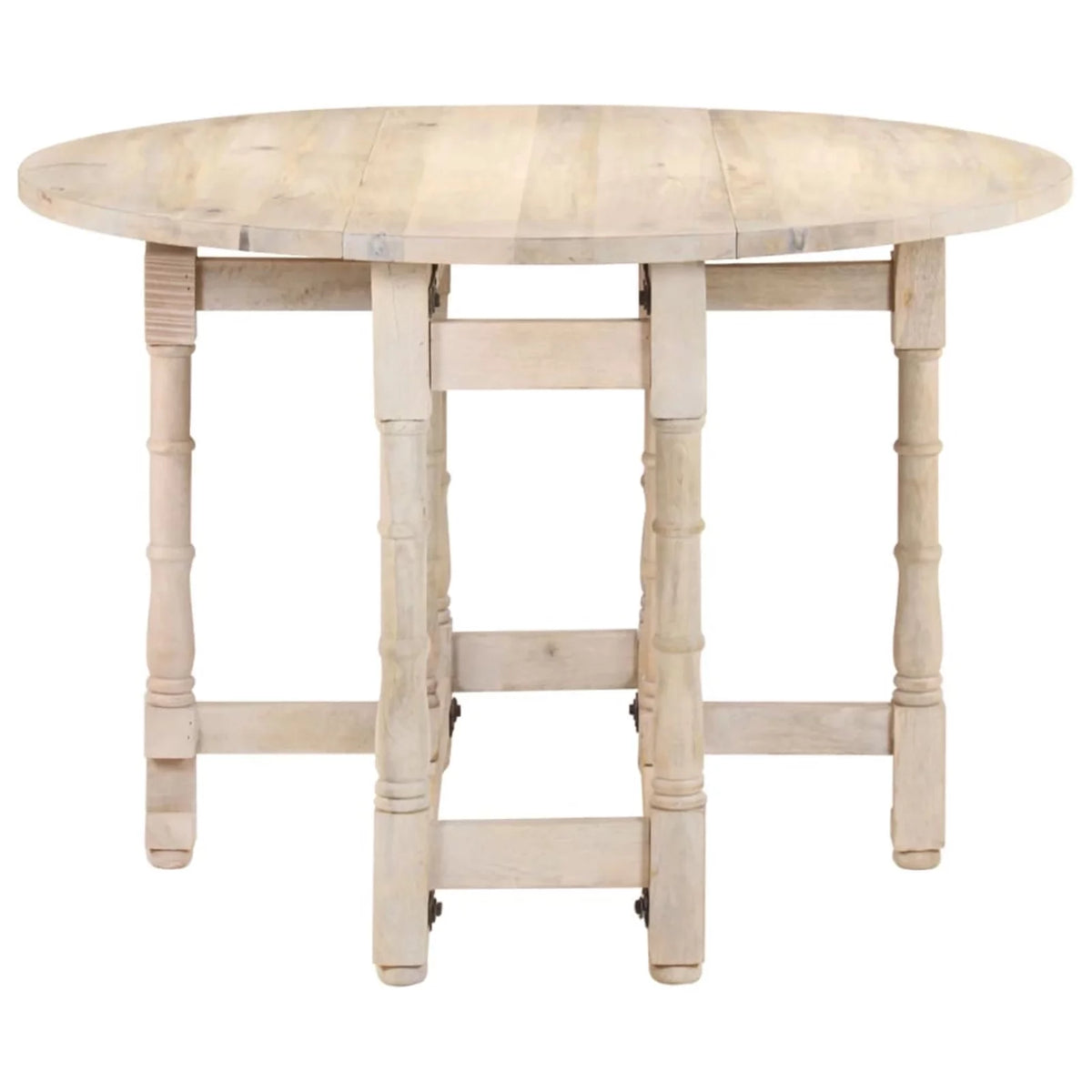 Round Solid Mango Wood Dining Table R665946
