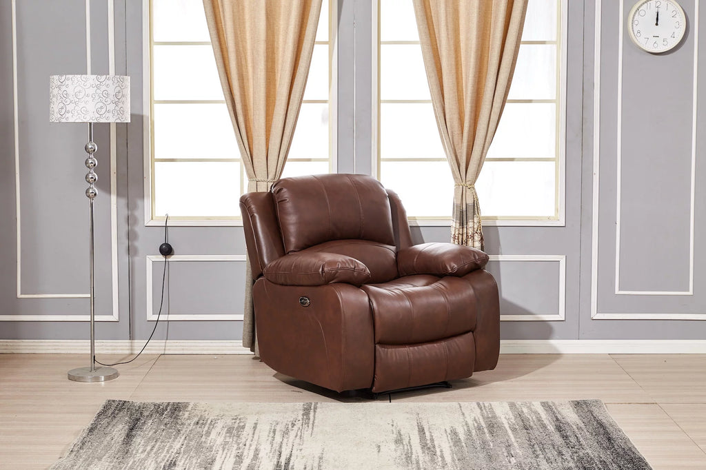 Power Reclining Bonded Leather Living Room Set K22510