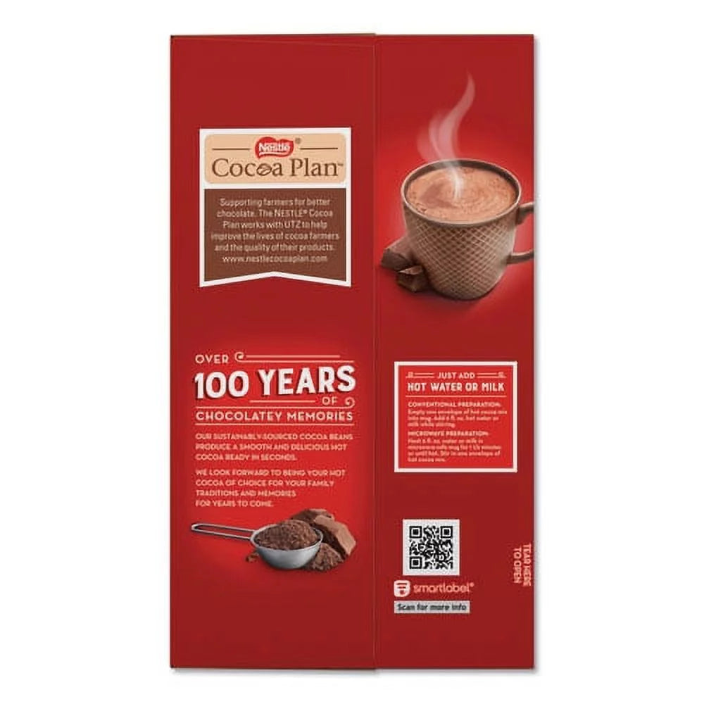 Hot Cocoa Mix, Rich Chocolate, .71oz, 50/box, Bundle of 2 Boxes E498824