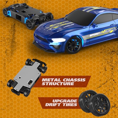 1:43 Scale Mini RC Drift Car with Gyro 2.4Ghz Remote Control V602159