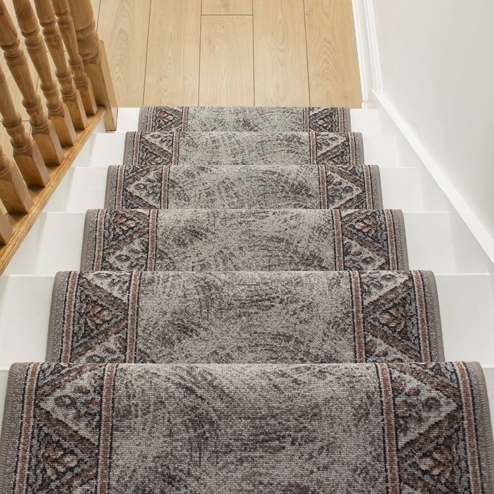 Gray Stair Carpet Runner 6 foot S847460