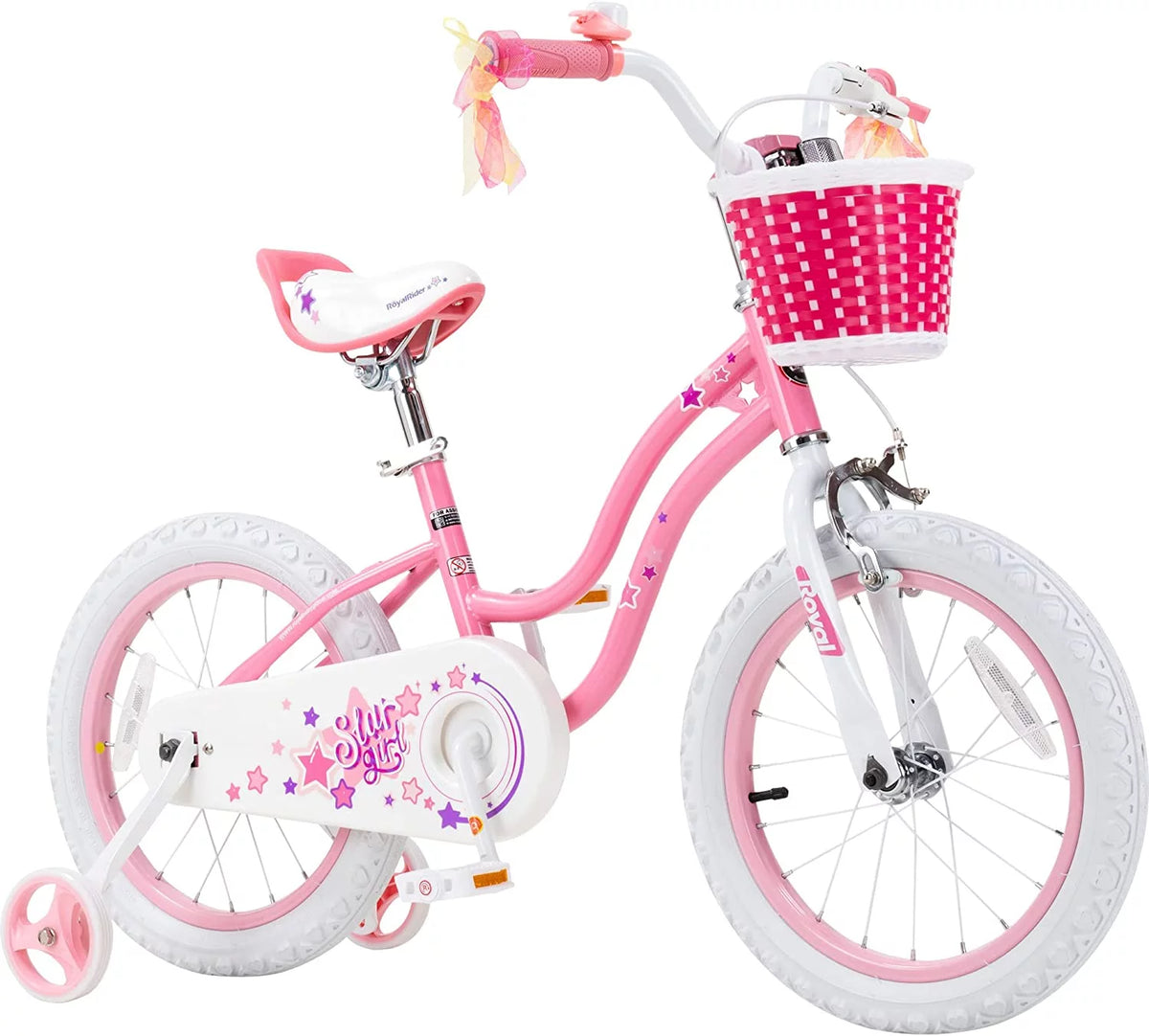 Blue 12 In Kids Bike with Basket Training Wheels A531