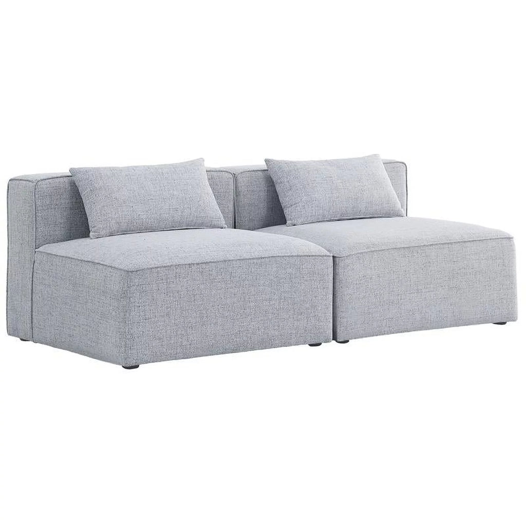 Grey Linen Modular Sofa L74411