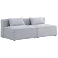 Grey Linen Modular Sofa L74411