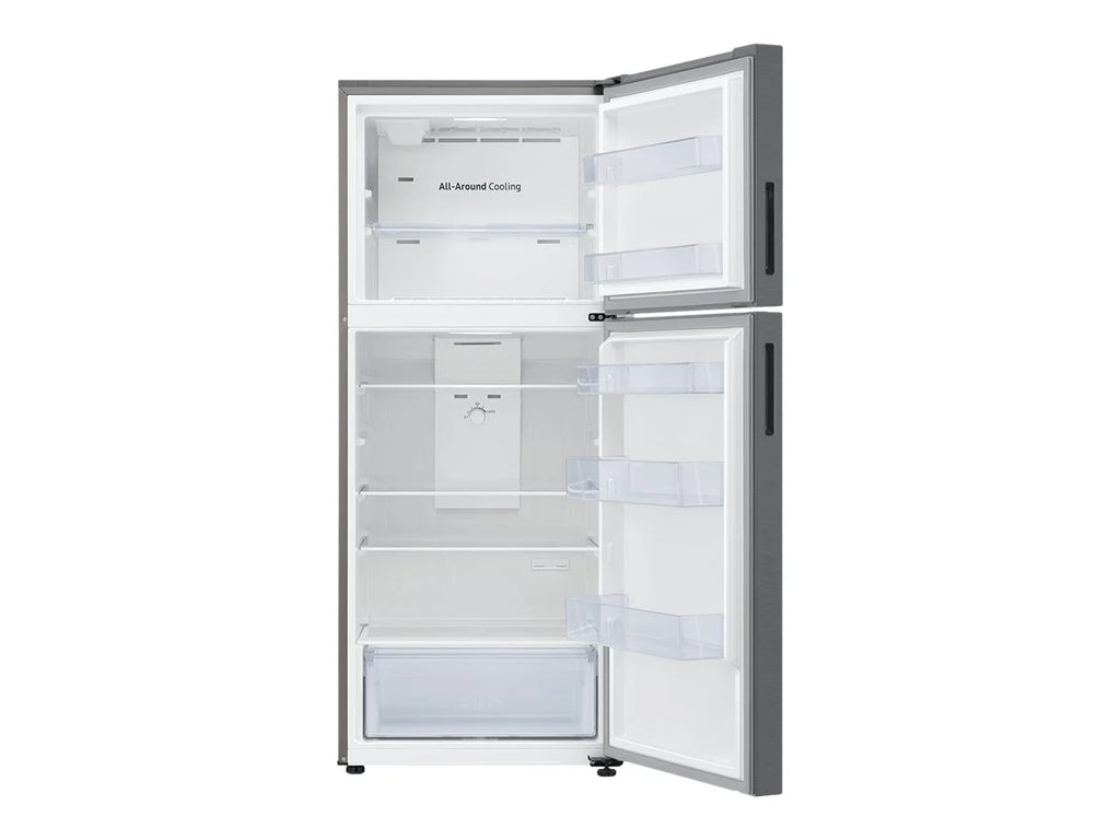 Top Freezer Freestanding Refrigerator Black Stainless Steel Z473020