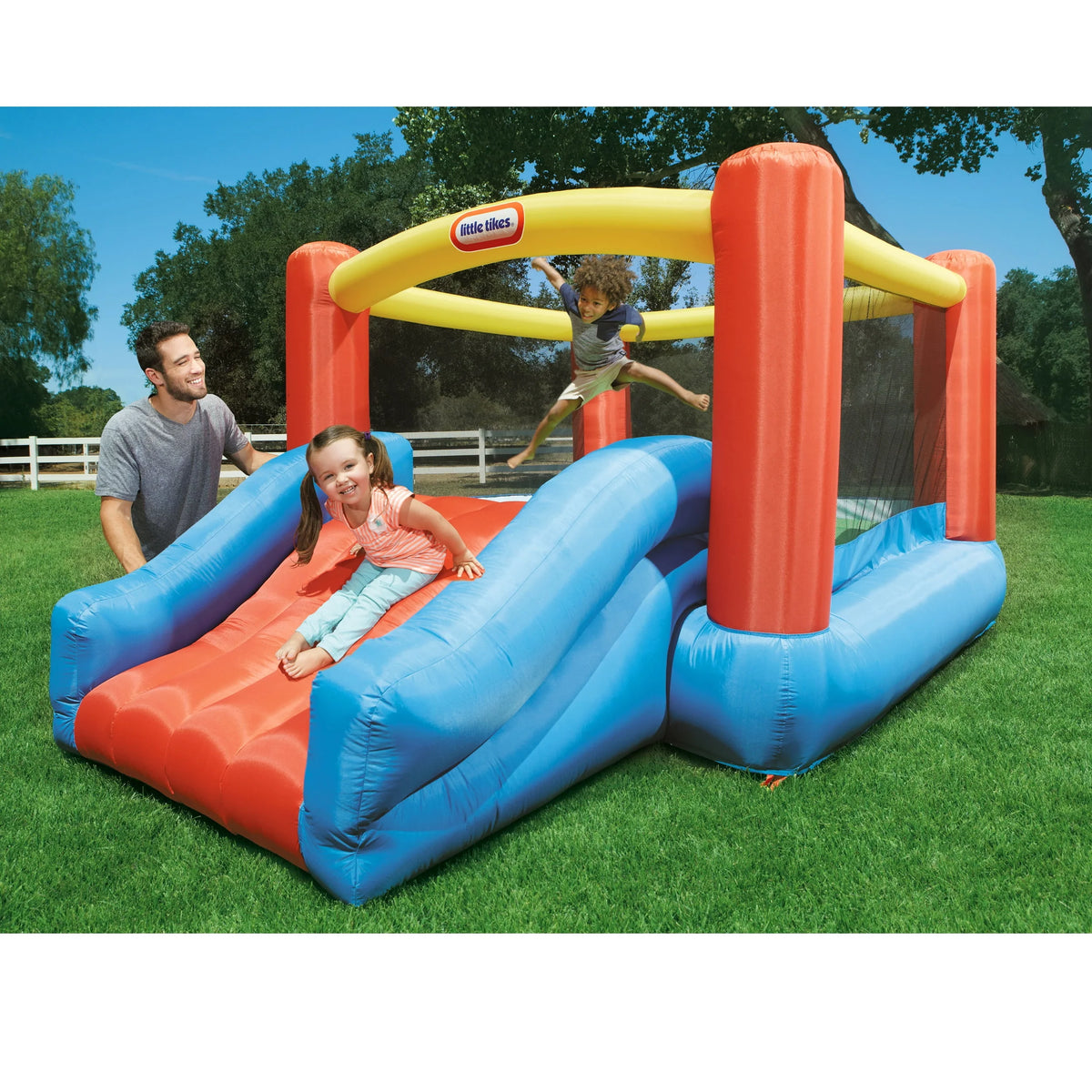 Inflatable Bounce House with Slide and Blower C708688