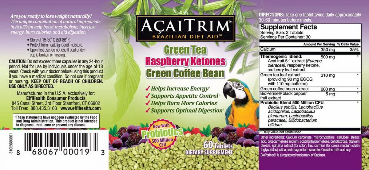 Acai Berry Tablets 60 Tablets N305