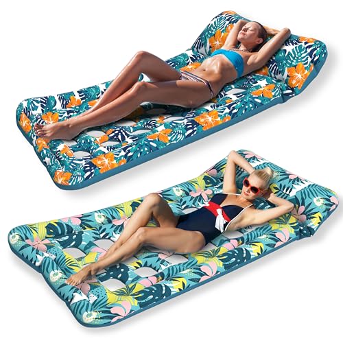 Oversized Inflatable Pool Floats Lounge 2 Pack Z74265
