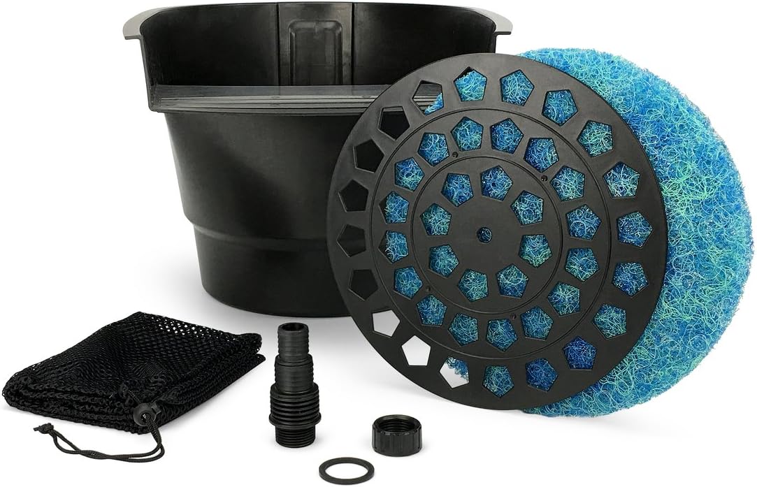 Pond Filter and Waterfall Spillway V276484