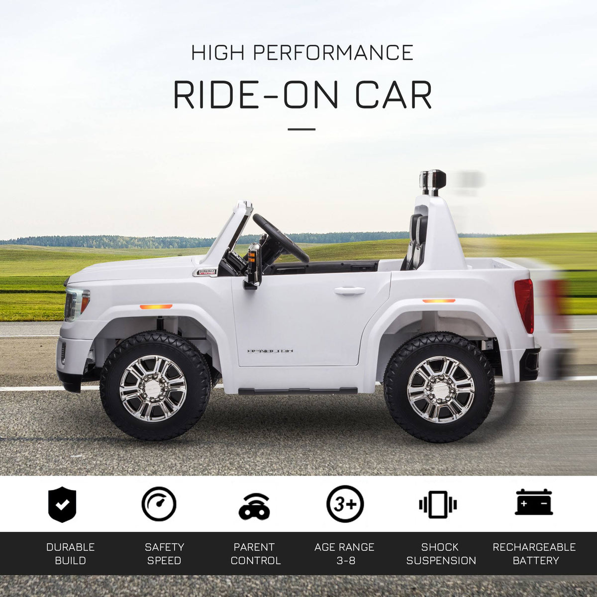 12V Battery-Powered Kids Electric Ride on Car Q63087