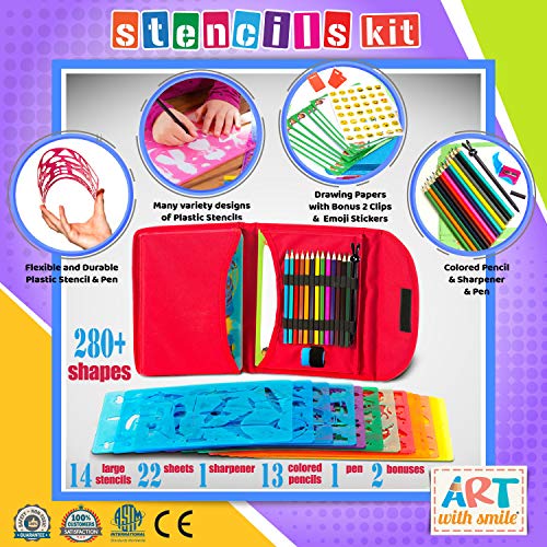 Drawing Stencils Set 55 Piece M8608