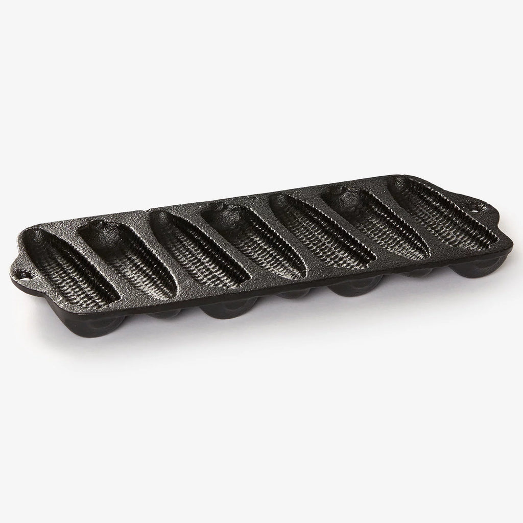 Black Pre-Seasoned Cast Iron Cornbread Baking Tray A94853