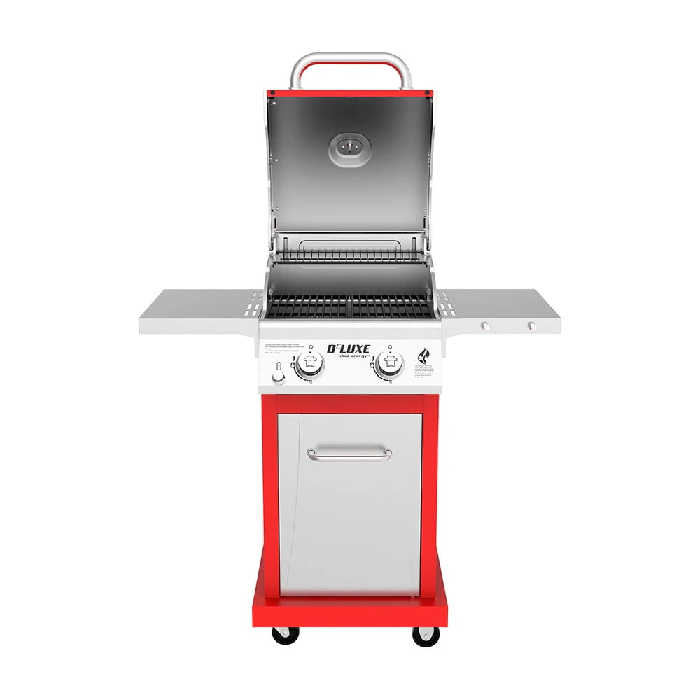 2-Burner Propane Gas Grill with 2 Foldable Shelves U131392