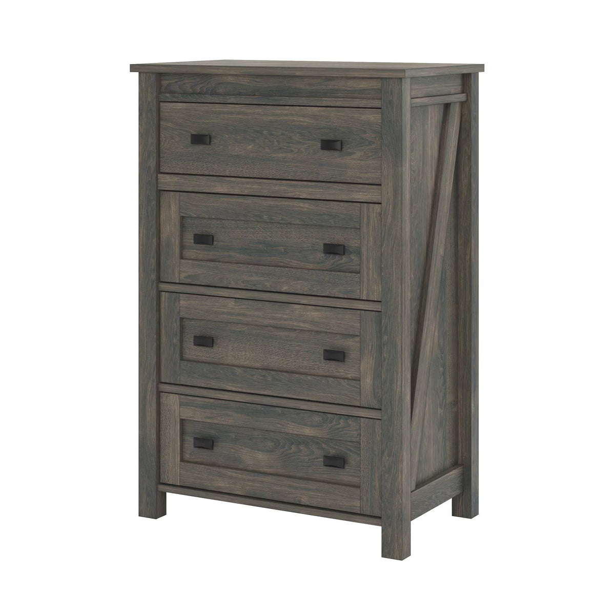 4 Drawer Weathered Oak Dresser J474150