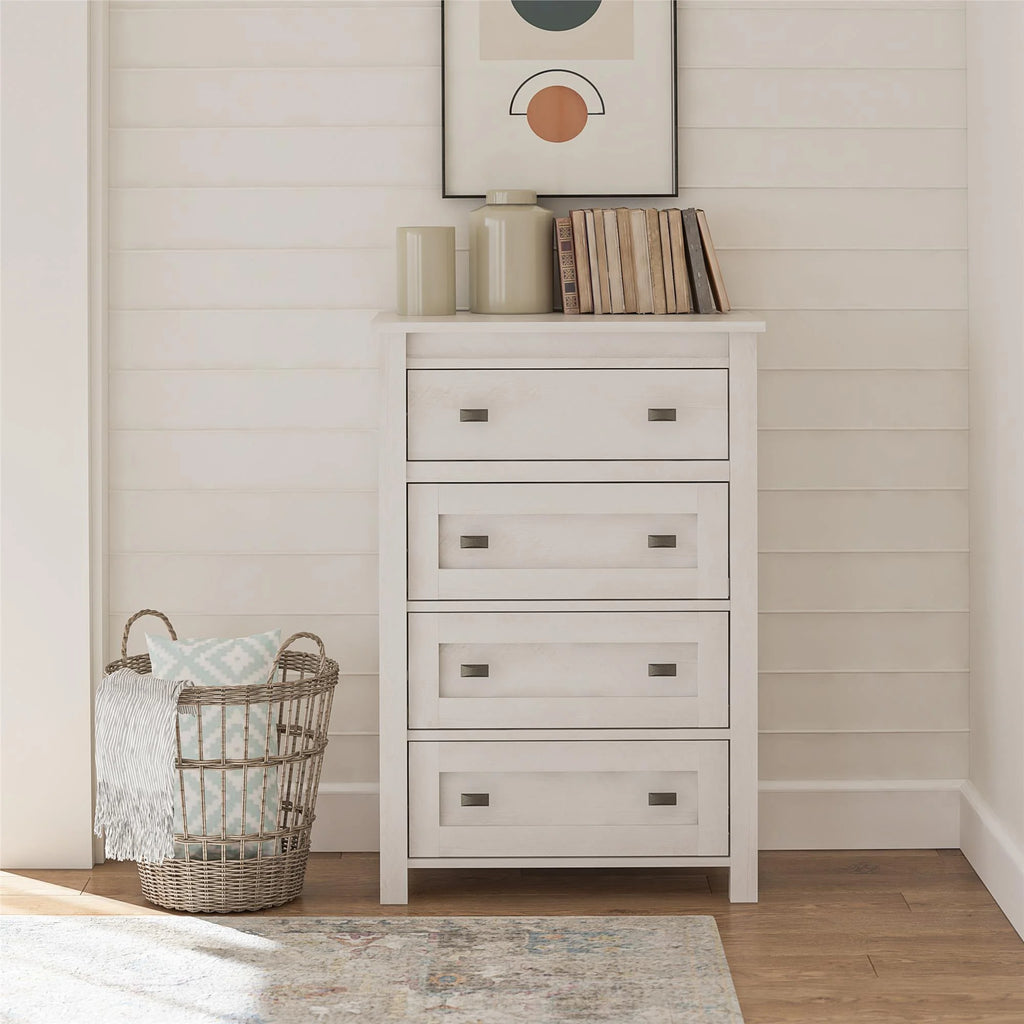 4 Drawer Weathered Oak Dresser J474150